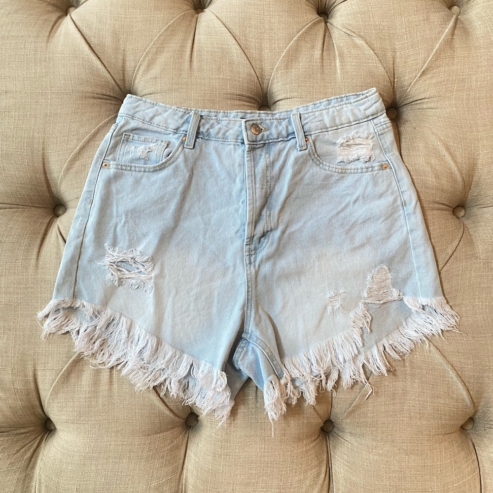 Wild Fable Frayed Trim Jean Shorts